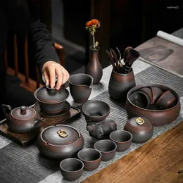 TeAware Setleri Çay Pot Seti Set Saldırısı Çaydan Aile Oturma Odası Retro Bardaklar Çin tarzı fincan mutfak yemek bar ev bahçesi