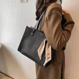 Evening Bags Women 2024 Trend Design Commuter Work A4 Shoulder Side Bag Office Ladies Handbags Toptrends 3 Layers Large Leather Tote For