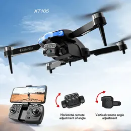 Ultimo XT105 UAV Telecomando a due assi Telecamera HD Motore brushless Flusso ottico Altezza fissa In bilico Evitamento ostacoli a infrarossi Telecomando quadricottero