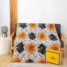Decke Designer Softs Brief Logo Decke Winter Kinder Erwachsene Warme Sofa Blatt Büro Hause Decke
