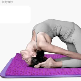 Yogamattor icke-halkportabel yogatäcke handduk för yoga fällning fitness yogamat träning mat pilates mat svett wicking gym matl240118