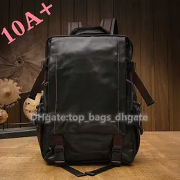10A+ High quality bag Bags Travel Backpack Men's Business Leisure Oil Wax Computer Handmade Trend Personalized Schoolbag Leather