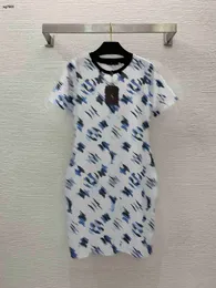Vestido de grife feminino roupas de marca para mulheres saia de verão moda logotipo impressão vestidos femininos 18 de janeiro