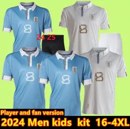 2024 Uruguay Suarez de Arrascaeta Futbol Formaları 24 25 R Araujo Bentancur E.Cavani D.Godin D.Nunez M Gomez Gimenez Milli Takım Futbol Gömlekleri Sürüm1