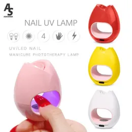 Secadores de unhas Secador LED Lâmpada portátil Mini UV para curar todo o esmalte de gel com sensor de movimento Manicure Pedicure Salon Tool502