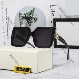 선글라스 GU CCI 디자이너 남성 선글라스 선글라스 여성 안경을위한 고급 편지 남자 남성 클래식 UV 안경 패션 선글라스 적합한 야외 해변 박스 BPRZ