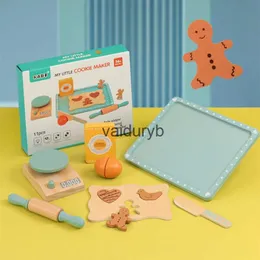 Mutfaklar Yemek Oyun Çocukları Pişirme Oyuncak Ahşap Rol Oyun Bisküvi Kurabiye Seti Montessori Eğitim Mutfak Toysvaiduryb