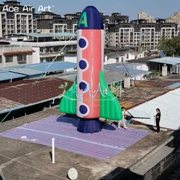 wholesale Customization Inflatable Rocket Model Space Rocket For Event Exhibiton/Scientific Education Activities Props