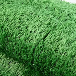 장식용 꽃 1pcs 인공 잔디 야외 원예 잔디 잔디 합성 가짜 카펫 마이크로 랜드 스케이프 DIY 플록 깔개 200 200cm