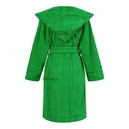 Vintage Jacquard Dress Gowns Sleepwear INS Fashion Green Towel Design Bath Robes Womens Autumn Winter Cotton Bathrobes New Arrived1879737