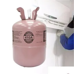 Kylskåp fryser freon stålcylinderförpackning R410A 25 lb tank kylmedel för luftkonditioneringsledare Drop Delivery Home Garden Hom Dhmfy