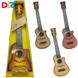 6 strängar klassisk gitarrstål nybörjare leksak barn ukulele barn musikinstrument för pojke tjej gåva 240117