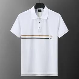 Sommer hohe Polo-Qualität Hemd reine Baumwolle Herren Poloshirt Herren kurzes T-Shirt Ärmel lässig Mode T-Shirts Hemd Herren einfarbig Revers Pullover Asiatische Größe M-3XL