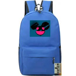 Mochila Deadmau5 Mochila Mau5 Mochila escolar Strobe Faxing Berlin Mochila con estampado de DJ Mochila deportiva Mochila de día al aire libre