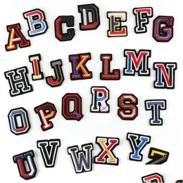 Nähzubehör Werkzeuge Nähzubehör 3D-Buchstaben Stickerei Aufnäher Applikation Es Englisches Alphabet Name für Kinder Taschen Kleidung DIY Zubehör Dhadj