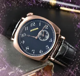 Famosi orologi da uomo di lusso 42mm Orologio sportivo da uomo di alta qualità Dweller Tre pin Design con un occhio Numero digitale Quadrante Uomo Moda Abito Orologi da polso al quarzo Regali