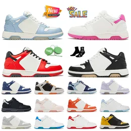 2024 Fashion Designer Casual Shoes Out Of Office Sneaker Calf Leather For Walking Midtop Sponge Arrows Motif Tennis Runners Platform Sneakers Women Mens Trainers