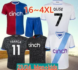 4xl 23 24 CPFC Koszulki piłkarskie 2023 2024 M.Franca olise Kouyate Eze Crystals Lerma J.ayew Mateta Chlupp Palace Benkae Schlupp Home Away 4th Fourth Kit Football koszulki