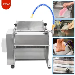 Automatisk industriell fiskhud som tar bort maskin Tilapia Peeling Machine Squid Peeler