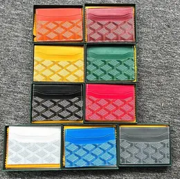 Designer Card Luxury Purse Gy Leather Mini Wallet Key Pocket Interior Slot Top Quality Genuine Leather Men Wallets Card Holder Coin Purses