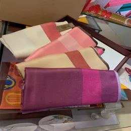 2019 новое поступление, дешевые зимние серые, фиолетовые, черные, розовые блоки, 4 цвета, хлопковые длинные шарфы, мужские и женские большие шарфы с коробкой и 246C