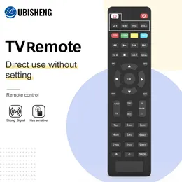 Controle remoto universal 2 em 1, controle remoto ir para aprendizagem dvb t2 tv box digital terrestre, controle remoto de substituição