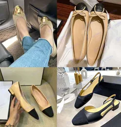 Buty designerskie marka Paris Designer czarny balet buty buty dla kobiet pikowany oryginalny skórzany poślizg na balerinie luksusowe okrągłe palce damskie buty hj2g