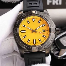 Breitlinx Aircraft Reconnaissance GF W pełni Blackbird Automatyczny mechaniczny zegarek mechaniczny Yellow Wolf Titanium 50 Xun Factory Ceramic Challenger Avenger Utyc