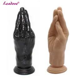 Büyük Simülasyon Yumruk Dildo El Touch G-Spot Anal Fiş Vajinal Mastürbasyon TPE Emme Kupası Seks Oyuncak UNISEX Çift Gay GS0173 240117