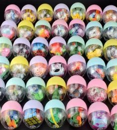 Påsköverraskning Egg Capsule Ball Toy Colorful Movible Easter Egg Toys For Baby Kids Gift Random Delivery 47x55mm4441819