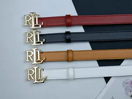 2024 Latest style RLL women designer belt belts for women designer width 2.5cm lettere buckle genuine leather belt designer women belts Men's belt