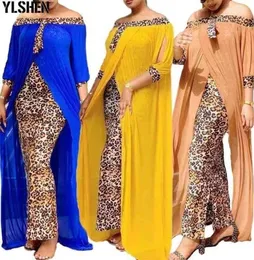 فستان أفريقي طويل للنساء مصمم جديد Dashiki Ankara Print Maxi Dresses African African Robe Africaine Femme 2104082822234