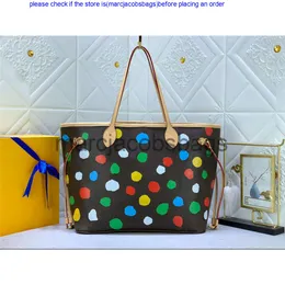 Louisevittonly Bag Designer Luxury x yk Kusama yayoi neverf mm tote bag m46381 bag jack joos