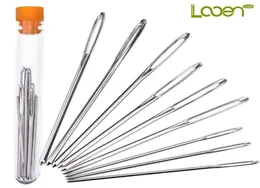 Sewing Notions Tools Looen Brand Largeeye 9pcslot Stainless Steel Blunt Needles Yarn In 3 Sizes Cross Stitch Bottle12200515