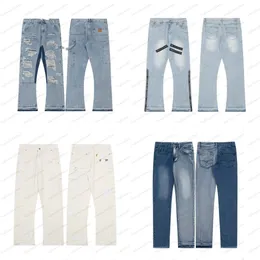 Pantaloni da uomo designer camicia lettera stampata pantaloni lunghi camicia a maniche corte lunghi pantaloni lunghi jeans pantaloni sportivi coppia macchiata di coppia sciolta e versatile dritta tubo