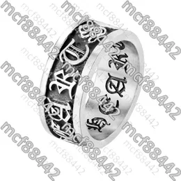 MEN PUNK VINTAGE BAND RINGS FASHINGESITY CORVER MORTICKEIUM TITANIUM Stainless Steel Cross Trend HIP HOP RING Excessories Size 7-12 ISCP XLIB