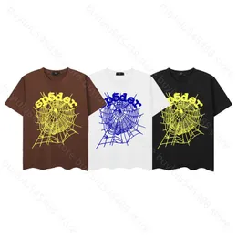 2096 Spider Web Men's T-shirt Designer Sp5der Women's t Shirts Fashion 55555 Short Sleeves Summer New Brand Pattern Printed Unisex