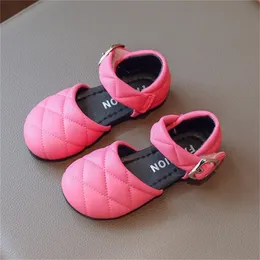 New Style Girl Sandals Summer Children Beach Shoes Princess Wedding Party Sandalia Toddler infant Chaussure Enfant Kids Soft-Soled Sports Shoes