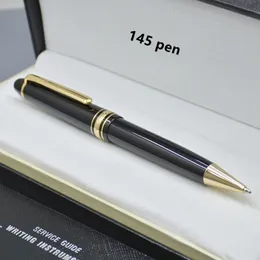 Promotion price Black 145 Ballpoint pen / Roller ball pen / Fountain pen office stationery fashion write ball pens No Box