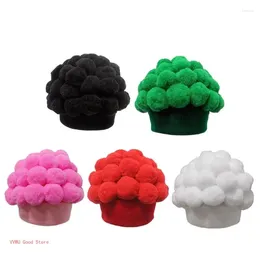 Ball Caps Adult Cauliflower Hat Novelty Headgear Cap Soft Pullover For Cycling Hiking