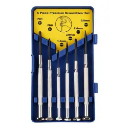 6 Piece Precision Screwdriver Set for Watch and Clock Watchmaker Hand Tool Screw Driver Kit Repair Tools ZZ