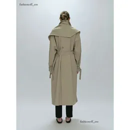 the Row Designer Women Outerwear Luxury Short Trench New Spring Fall British Trench Coat Mid-length Suit with Belted Lapel Casua High Quality Women's Long Coat 762
