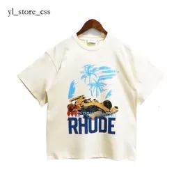 Rhude Shirt Rand Bluza luksusowa marka Męs