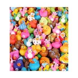 Bath Toys 100st Random Rubber MTI Styles Baby Badrumsvatten Toy Swimming Pool Floating Y20032336588742032462 Drop Delivery Kids Mate DHMC8