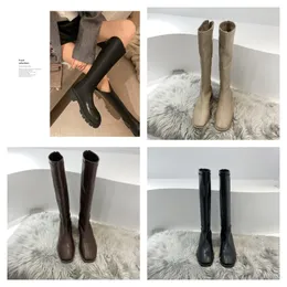 Novas botas de tornozelo designer martin deserto para mulheres sapatos clássicos moda inverno botas de couro de salto grosso sapatos femininos 35-40