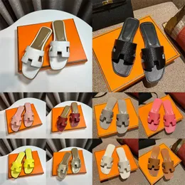 Luxus-Designer-Slides, Hausschuhe, klassischer flacher Absatz, Sommer, fauler Moderaum, Gummi-Flip-Flops, Leder-Slipper, Damenschuhe, sexy Sandalen, Slider, Pantoufle