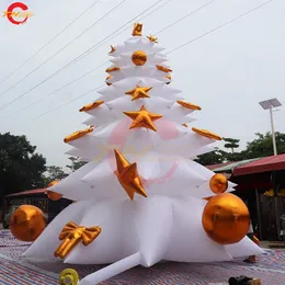 야외 활동 6m 8m 10m 거대한 풍선 크리스마스 트리 크리스마스 장식 팽창기 에어 풍선 미국 주식 판매