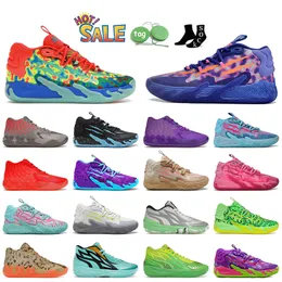 2024 Fashion Basketball Shoes Wings 01 Of One Lamelo Ball Shoes Lamelos MB.03 02 Women Mens Trainers Guttermelo Chino Hills Rick Morty Supernova Pink Green Sneakers