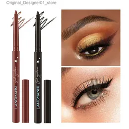 Eyeliner Waterproof Eyeliner Gel Pencil Red Brown Lokting Silkworm Pen Soft Easy Wear Matte Eyeliner Wysokie pigment Mating Błyszczący Oczy Makeup Q240119