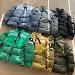 Ny Stone Jacket Down Jackets Stones Island Jacket Winter Jackets High Version The Metal Nylon Waterproof Men Kvinnliga par Leisure Designer CP Companys Jacket Emvt